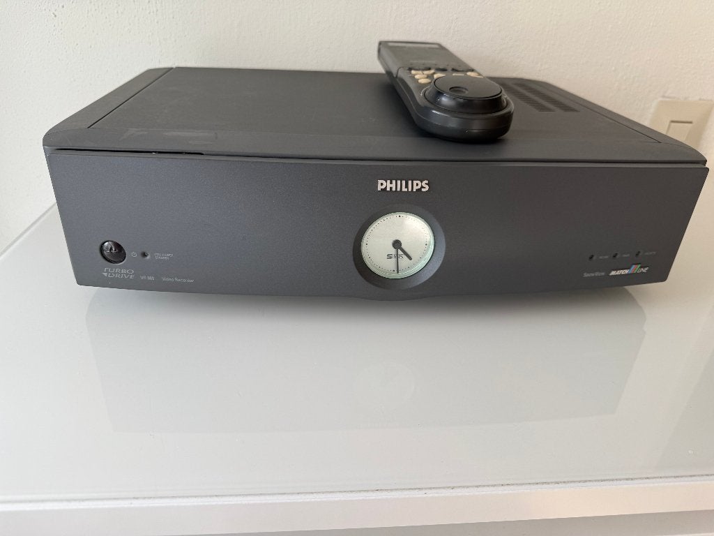 Philips VR969 - The Clock - svhs videorecorder, Audio, Tv en Foto, Videospelers, Ophalen, Gebruikt, VHS-speler of -recorder