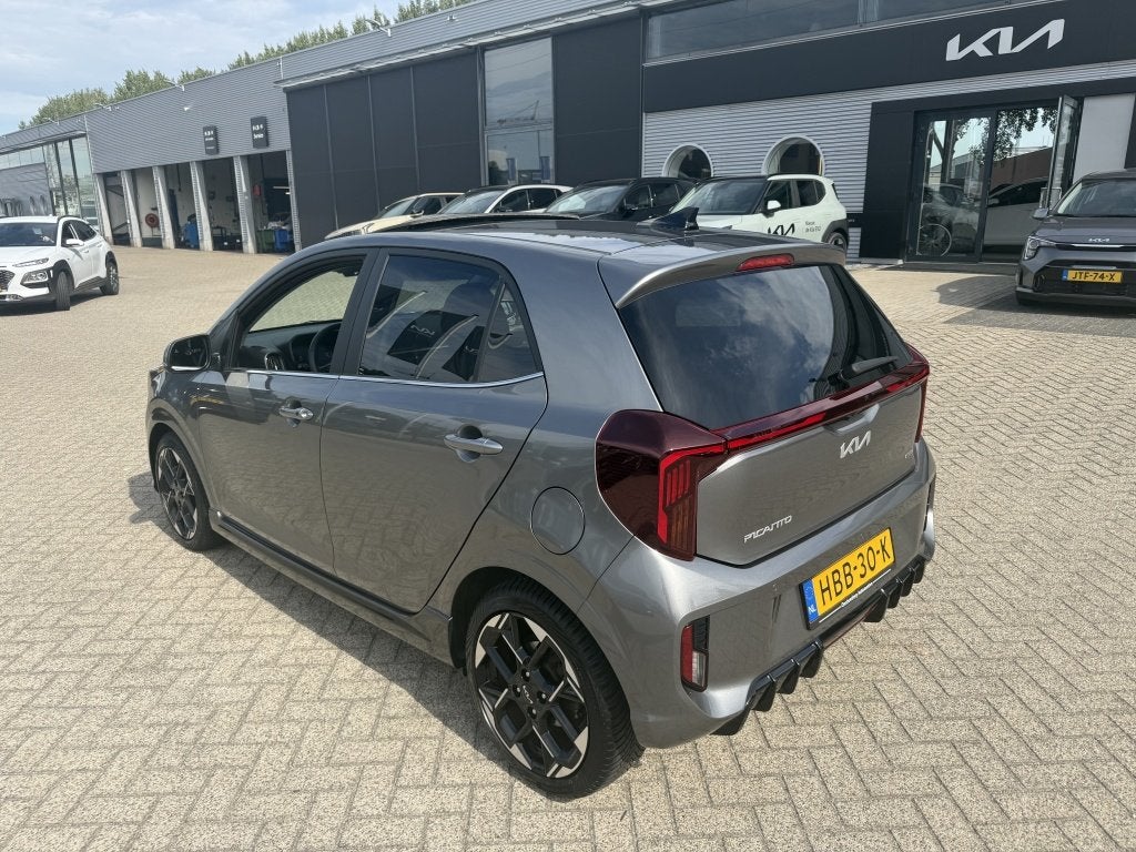 Kia Picanto 1.0 DPi GT-Line AUTOMAAT * ZEER COMPLEET + ALL S, Auto's, Automaat, Automatische klimaatregeling, Euro 6, 4 stoelen