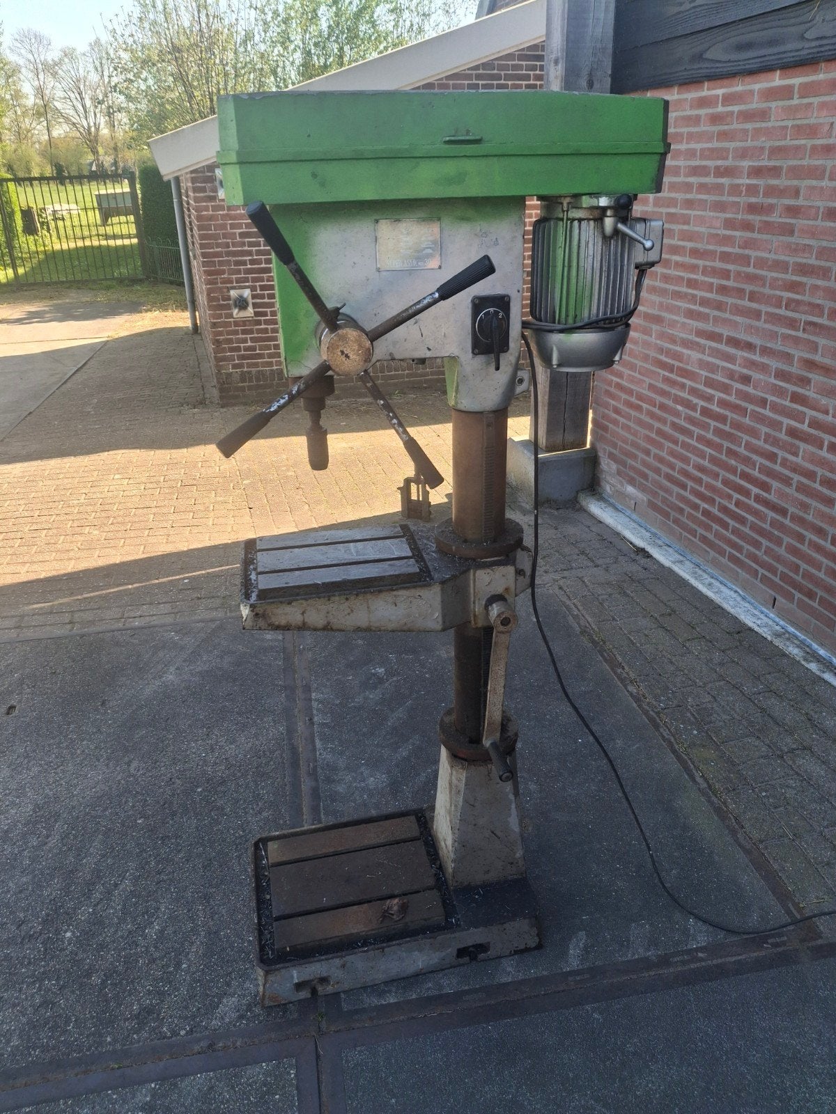 Kolomboormachine, Ophalen, Gebruikt, Boormachine