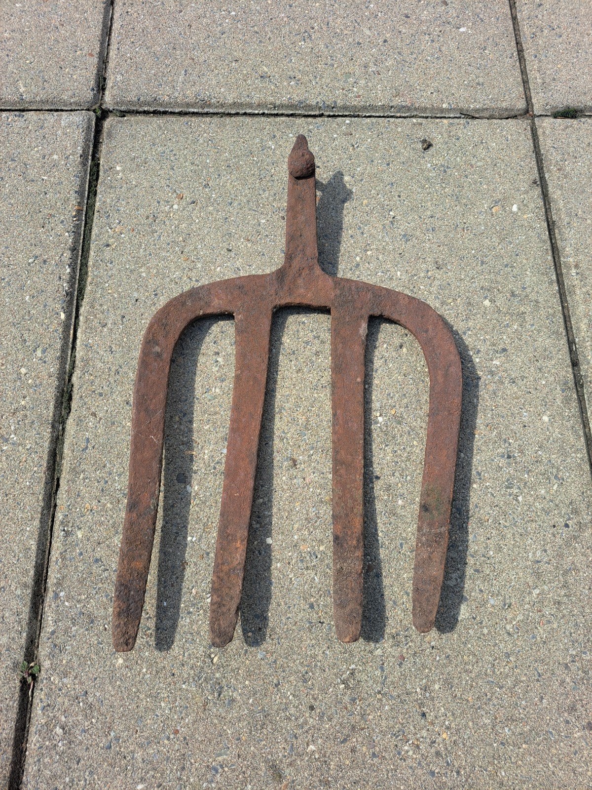 Antieke hooivork Decoratief, Antiek en Kunst, Ophalen