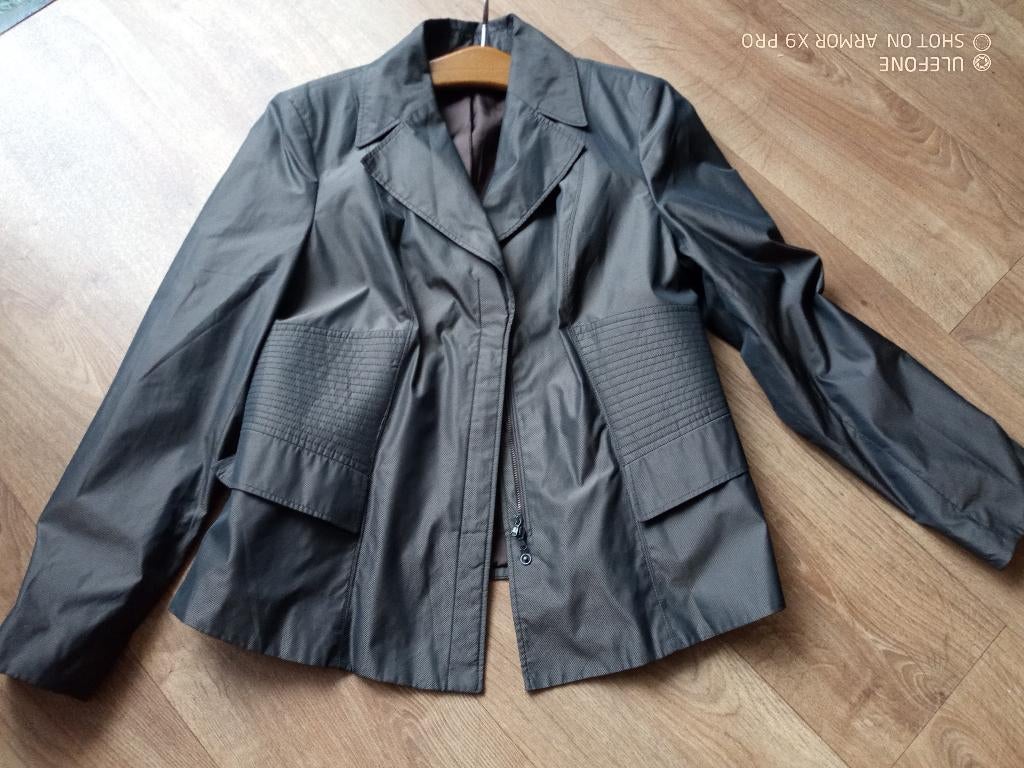 ZGAN taupe-bruin zomer jack 44 ORWELL, Overige kleuren, Maat 42/44 (L), Ophalen of Verzenden, Zo goed als nieuw