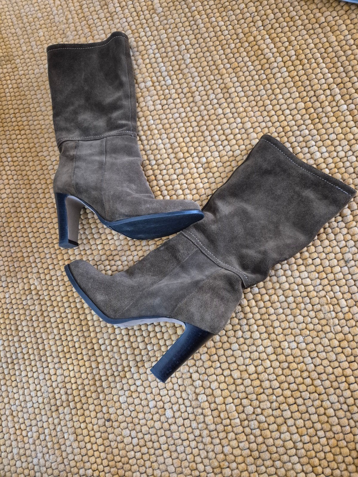 Suede laarzen Gioia - Made in Italy, Lage of Enkellaarzen, Ophalen of Verzenden, Gioia, Gedragen