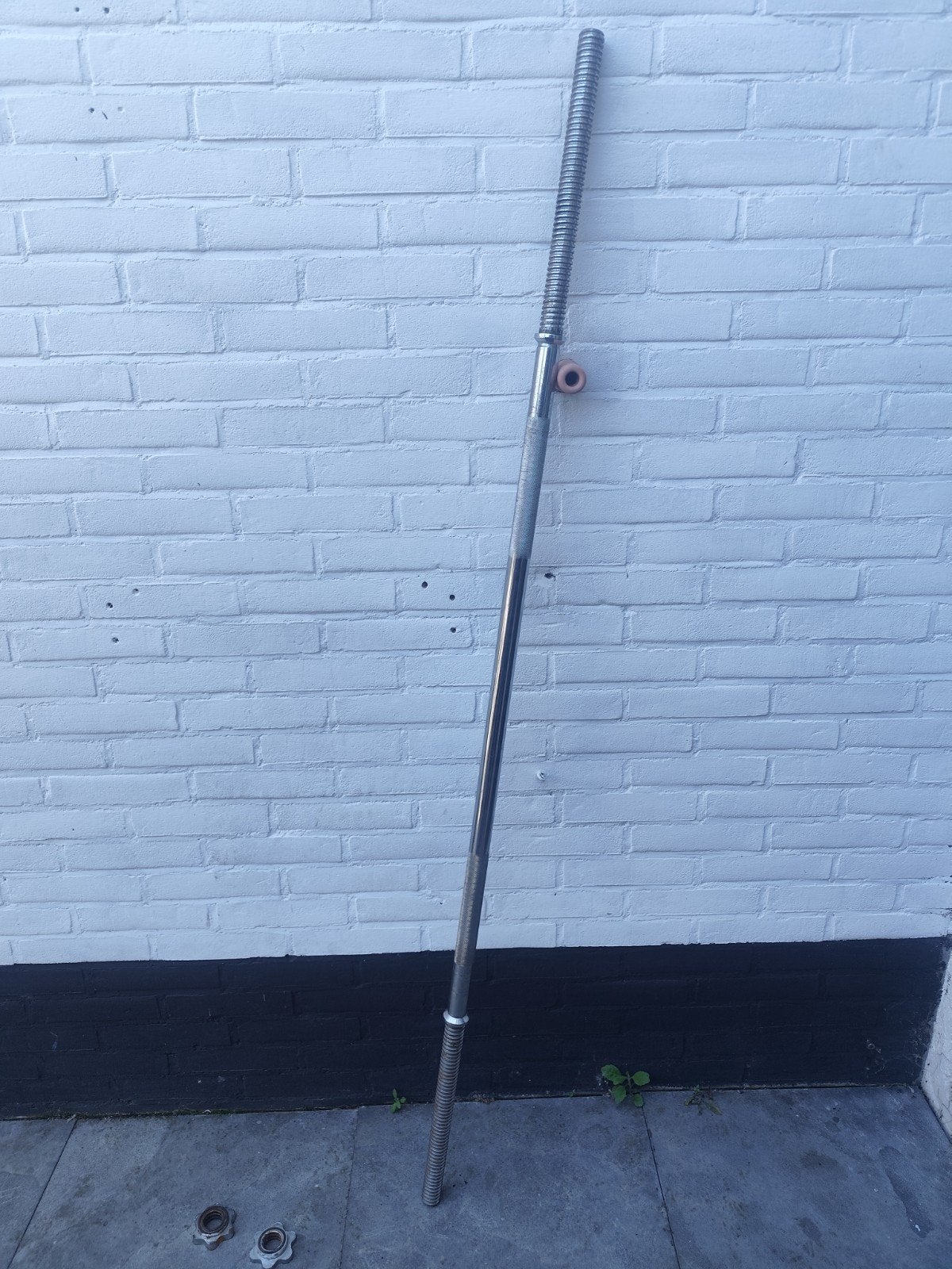 Halterstang met sluitingen, Ophalen, Zo goed als nieuw, Rug, Halterstangen