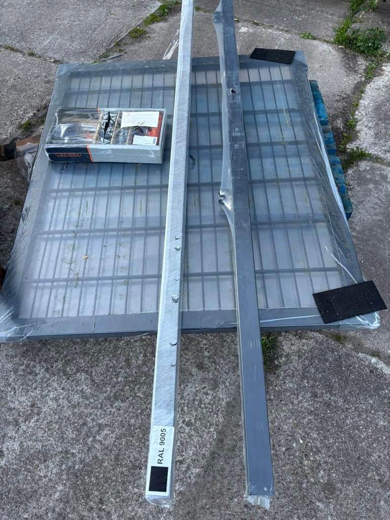 Enkele draaipoort hekwerk, Ophalen of Verzenden, Zo goed als nieuw, 200 cm of meer, Draaipoort