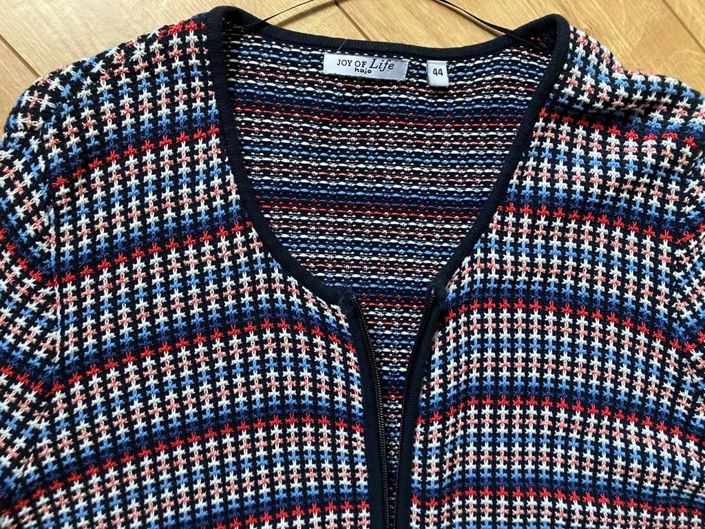 Vest Joy of Life maat 44, Ophalen of Verzenden, Zo goed als nieuw, Maat 42/44 (L), Blauw