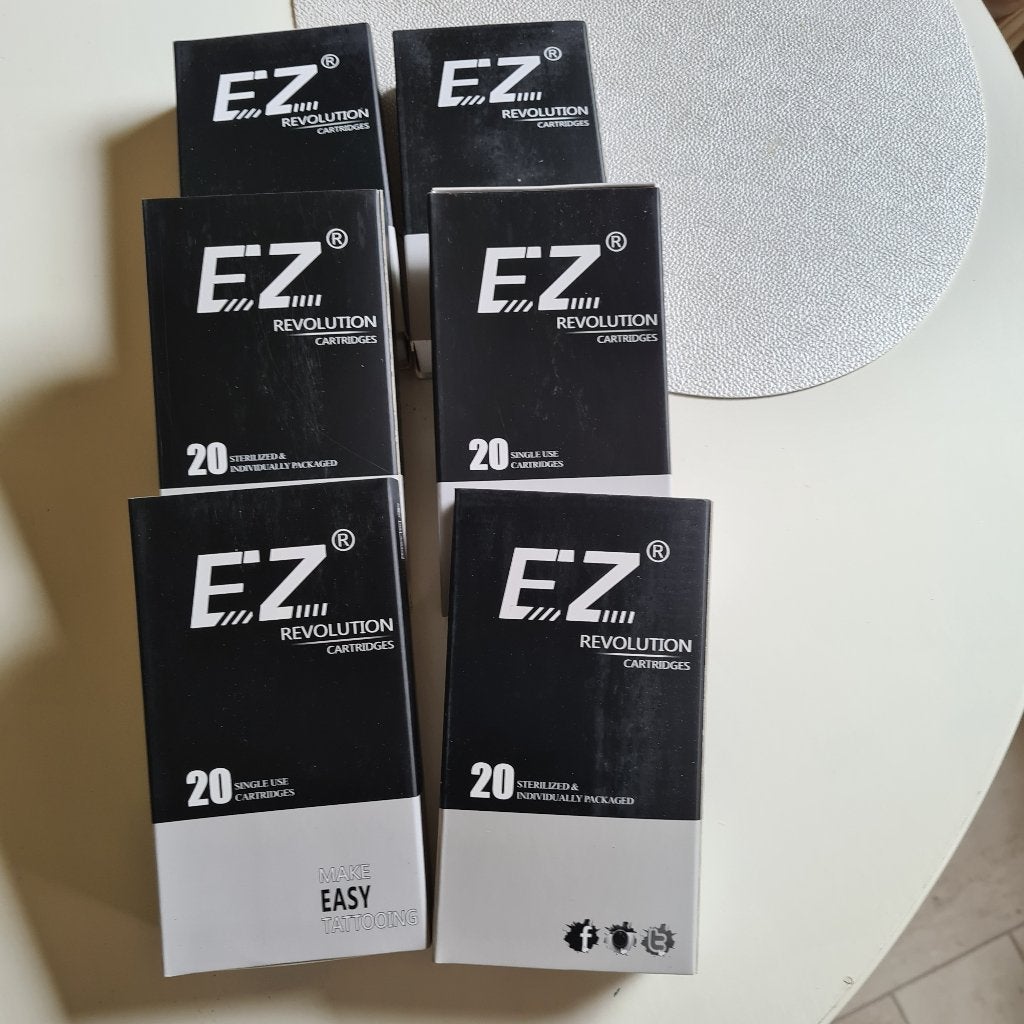 Tattoo cardridges 6 dozen, Ophalen of Verzenden, Nieuw, Overige kleuren, Gehele gezicht