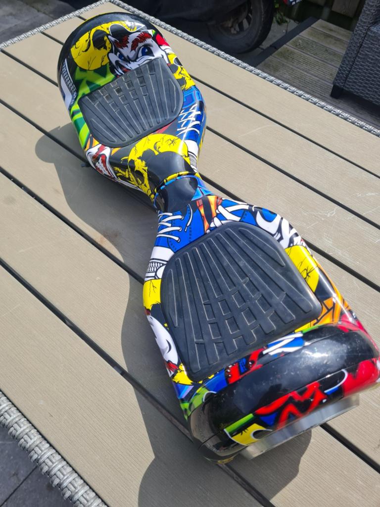 Hoverboard 42V/1.5A 15 km/h tot 120KG. 6.5 Inch. + Hoverkart, Ophalen, Gebruikt