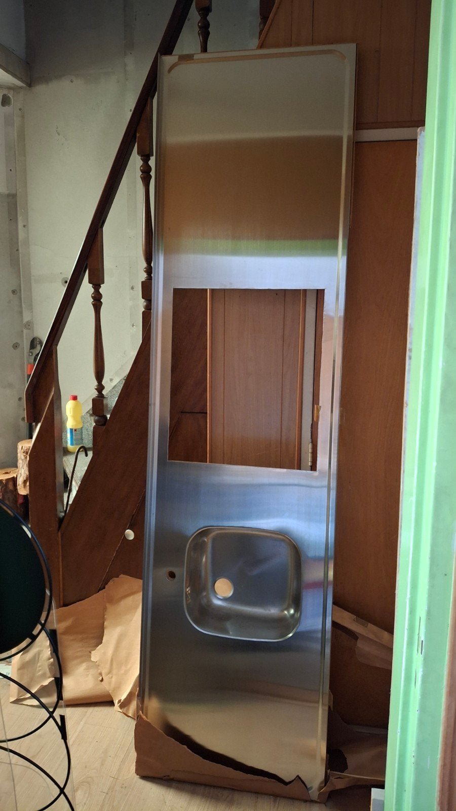 Aanrechtblad roestvrijstaal NIEUW, Huis en Inrichting, Ophalen, Nieuw, Minder dan 100 cm