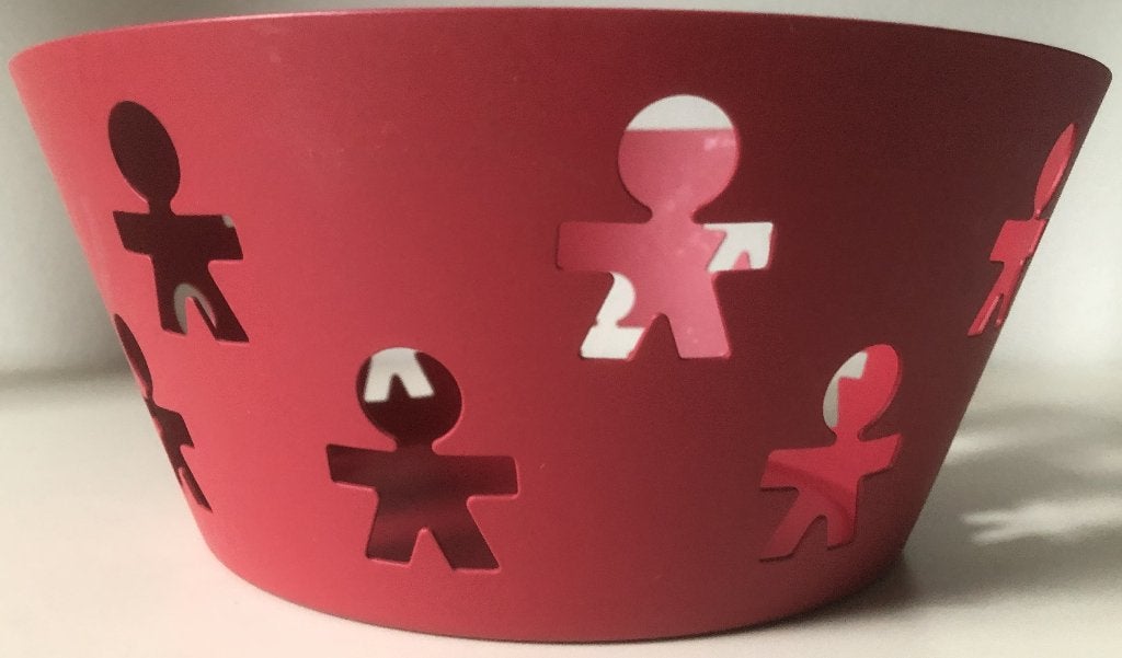 ALESSI - KING-KONG - GIROTONDO - ROOD - 9,5 CM X 20,5 CM, Ophalen of Verzenden