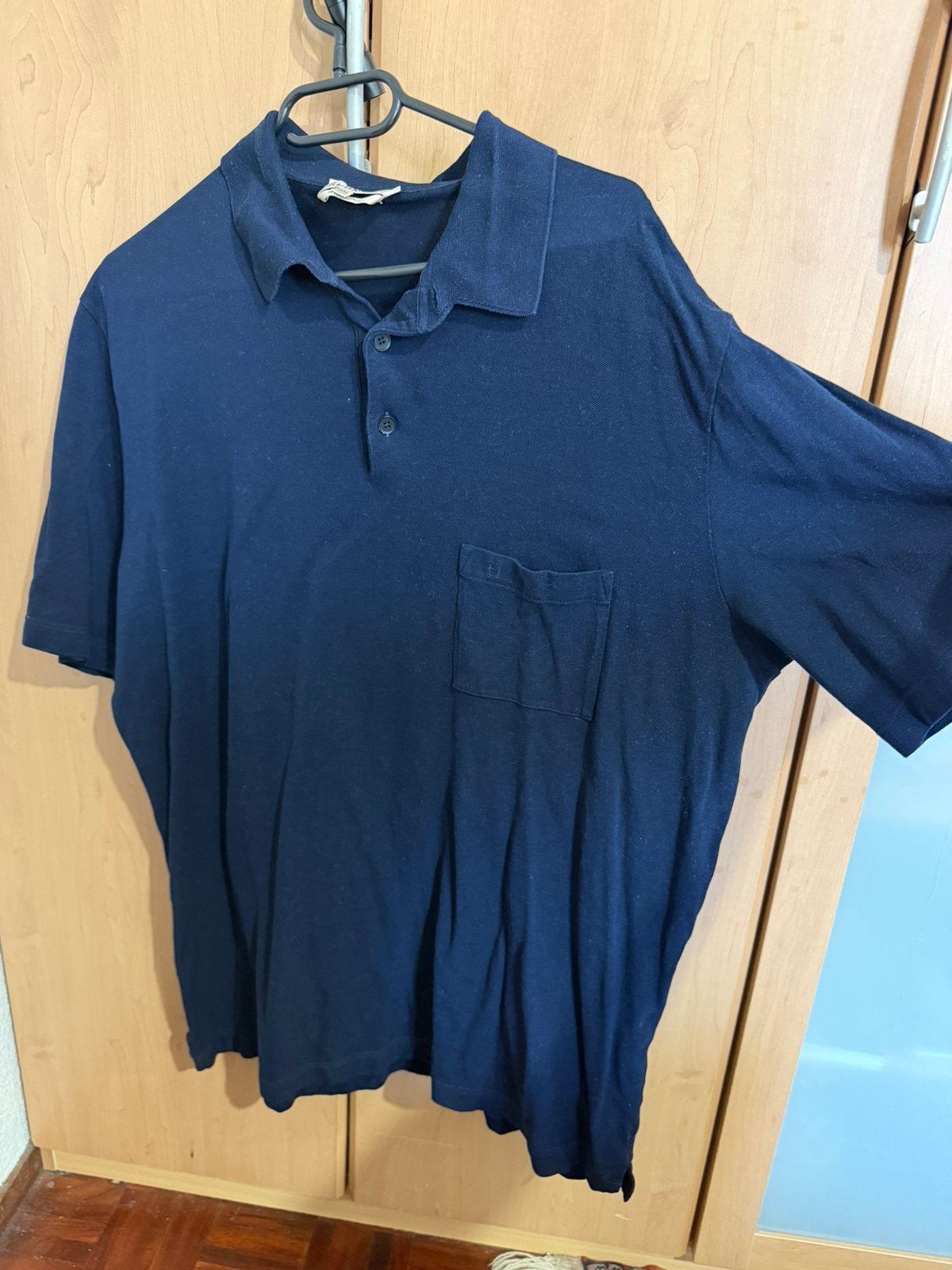Hermès H Embroidered Polo Donkerblauw – 3XL, Kleding | Heren, Polo's, Ophalen of Verzenden, Gedragen, Overige maten, Blauw