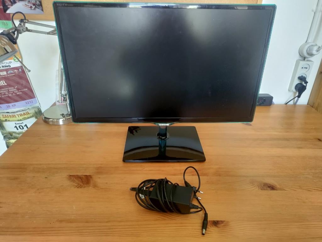 Samsung T24D390EW 24 inch Full HD Monitor/TV, Ingebouwde speakers, HDMI, Full HD, Ophalen of Verzenden
