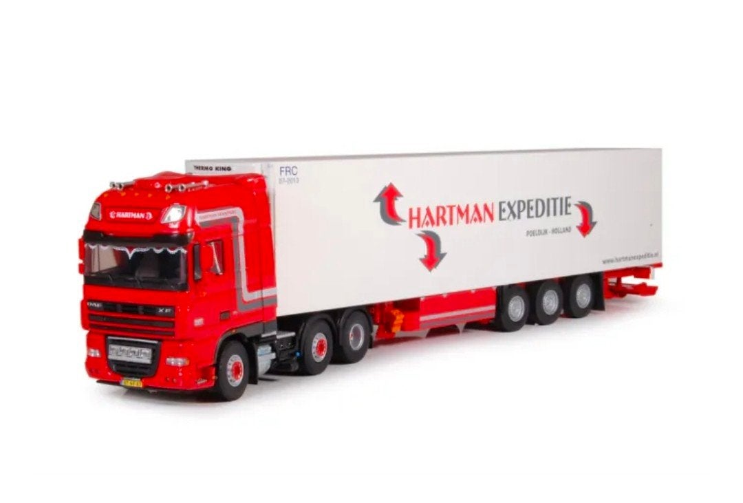 GEZOCHT: TEKNO DAF XF 105 van Hartman., Hobby en Vrije tijd, Ophalen of Verzenden, Zo goed als nieuw, Bus of Vrachtwagen