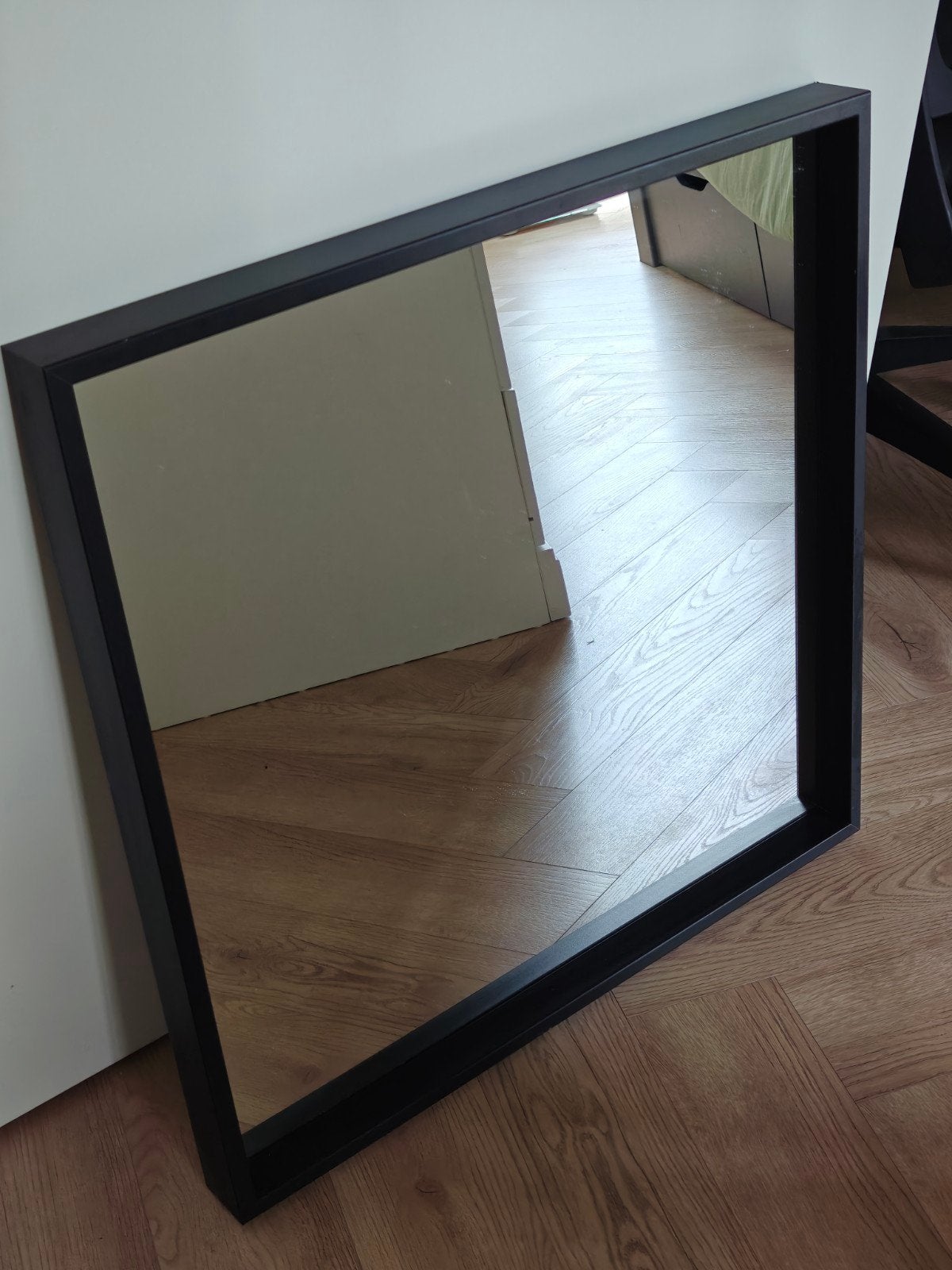 Spiegel vierkant, Huis en Inrichting, Vierkant, Ophalen of Verzenden, Zo goed als nieuw, Minder dan 100 cm