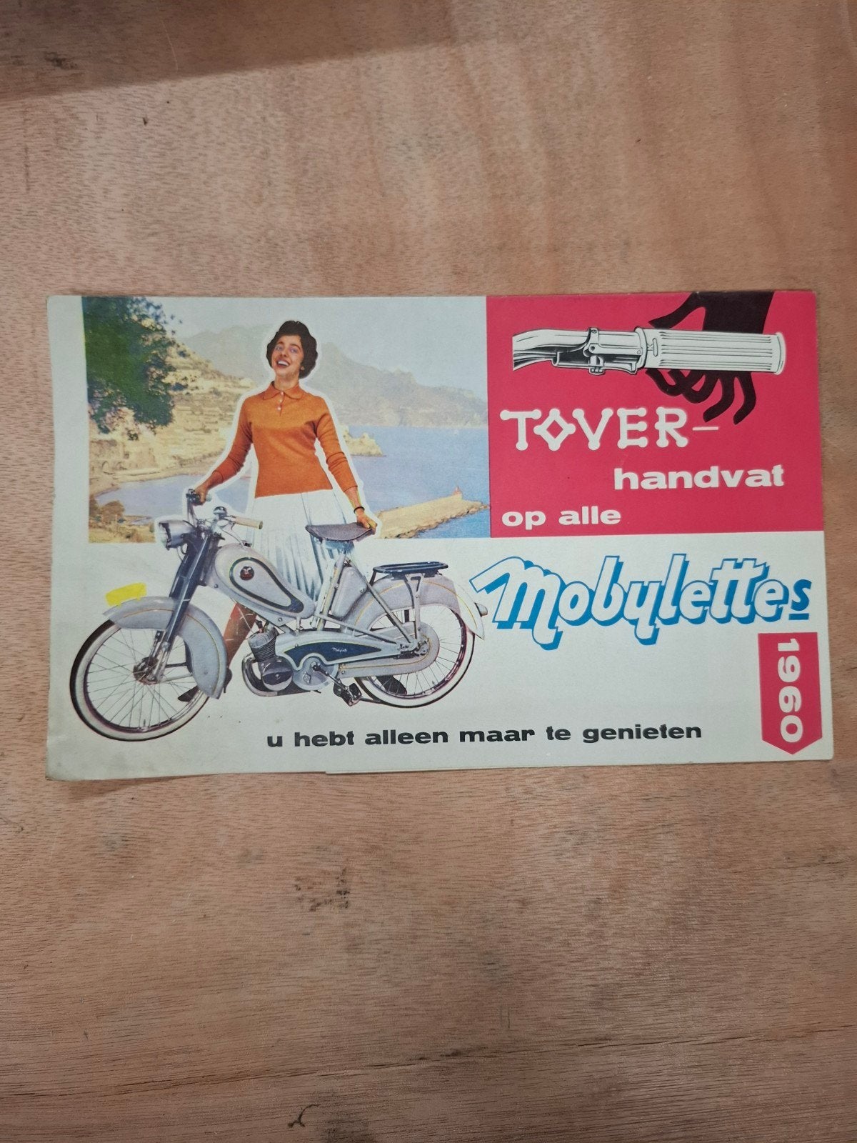 Mobylette folder 1960, Ophalen of Verzenden, Gebruikt