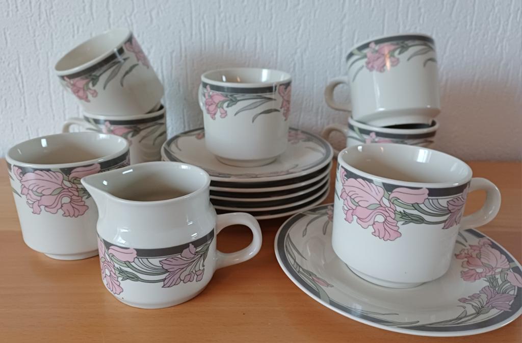 Kun-Lun koffieservies voor 6 personen NIEUW, Huis en Inrichting, Keuken | Servies, Keramiek, Nieuw, Ophalen of Verzenden, Overige stijlen