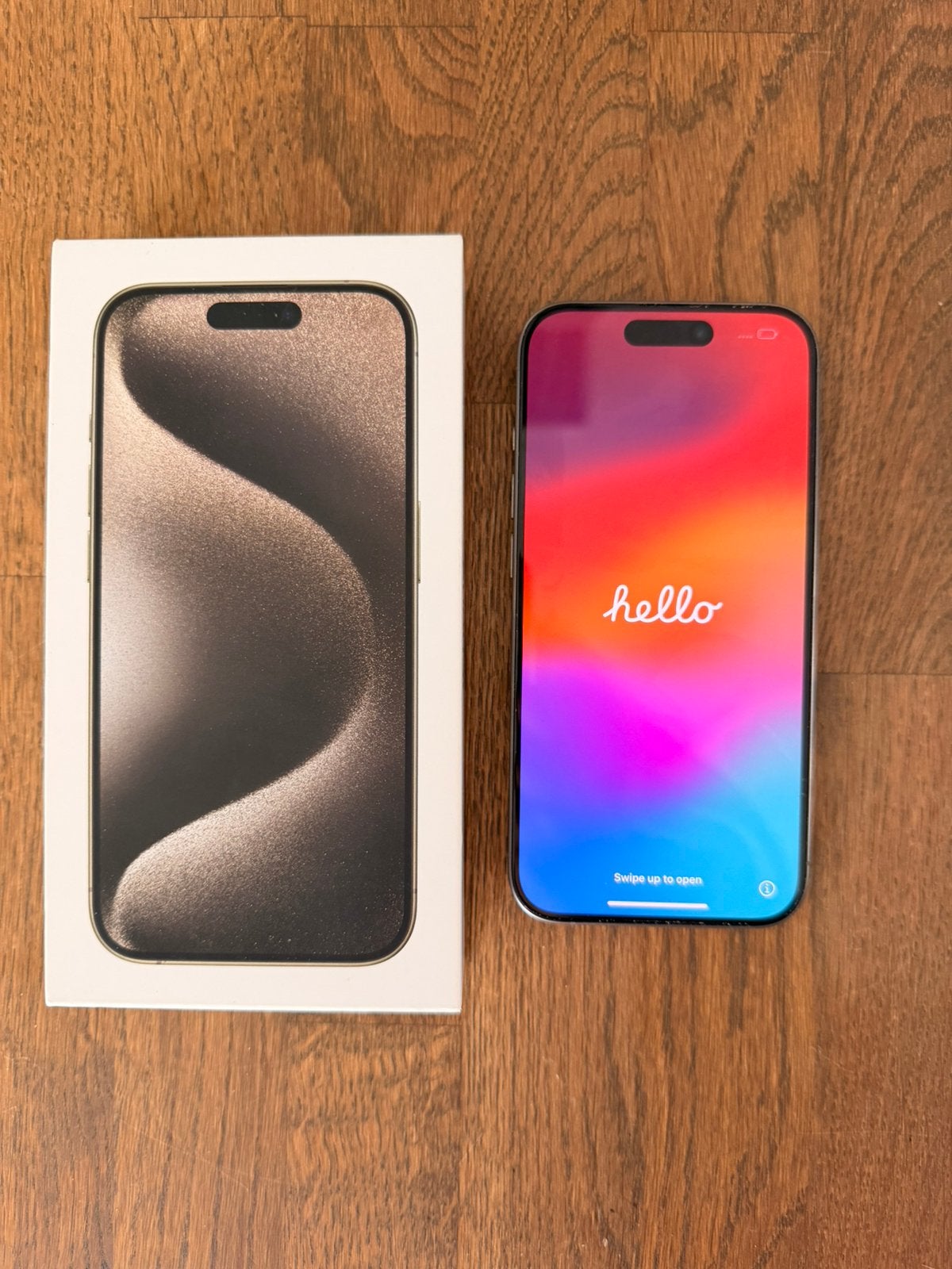Iphone 15 pro titanium, Telecommunicatie, Mobiele telefoons | Apple iPhone, Ophalen, 128 GB, 89 %, Zo goed als nieuw