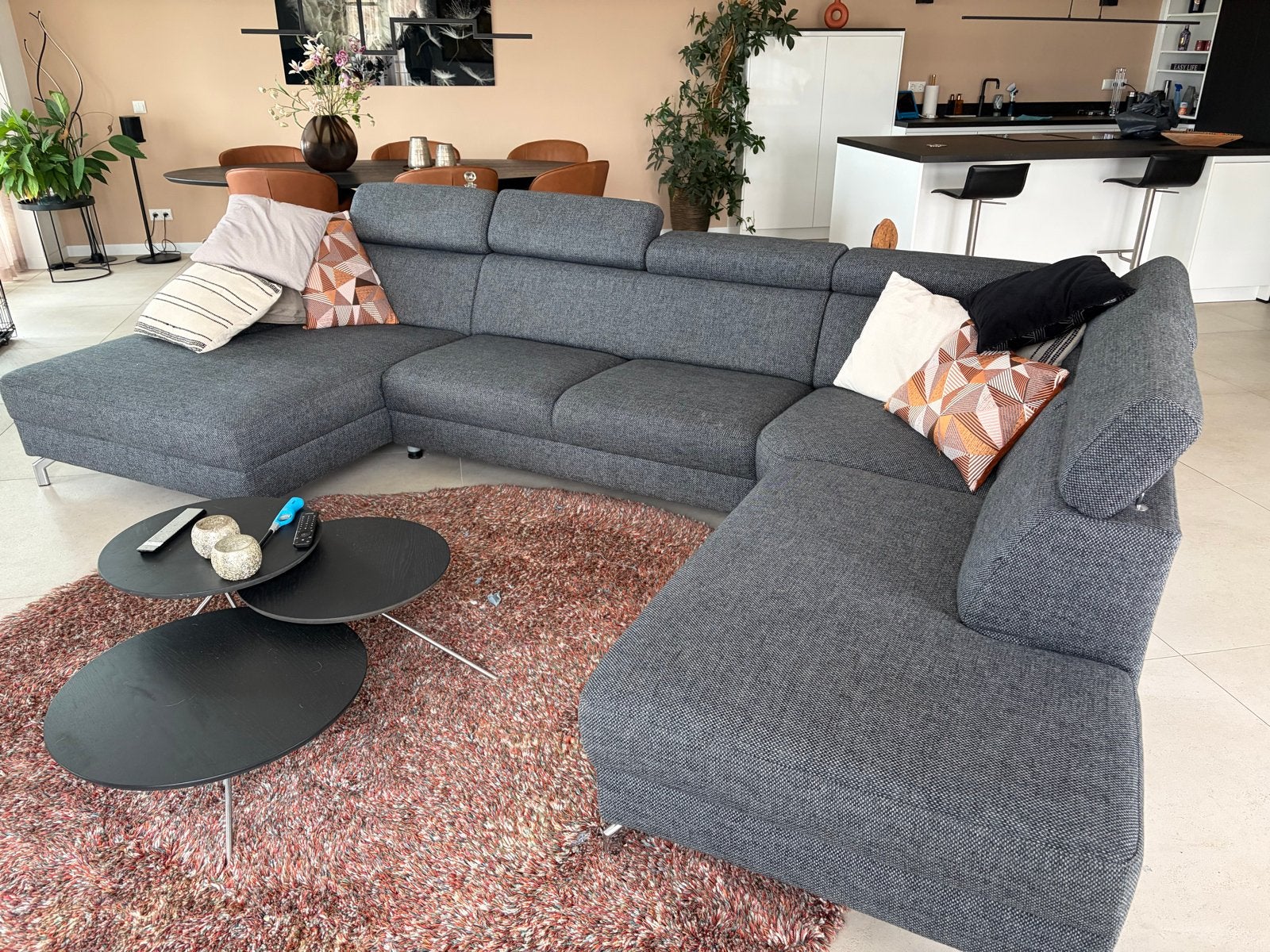 Montel Relax Hoekbank - Zo goed als nieuw, Huis en Inrichting, Ophalen, 100 tot 125 cm, Hoekbank, 300 cm of meer