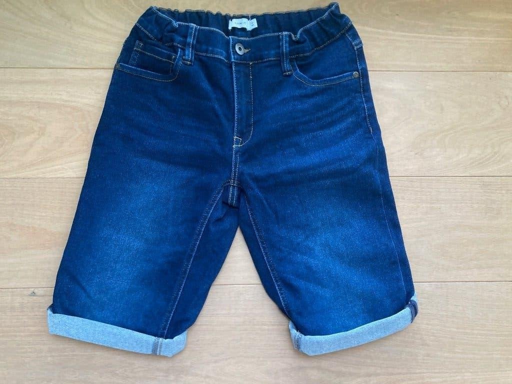 Name It jeans NIEUWE korte broek maat 164, Kinderen en Baby's, Kinderkleding | Maat 164, Broek, Nieuw, Ophalen of Verzenden, Jongen