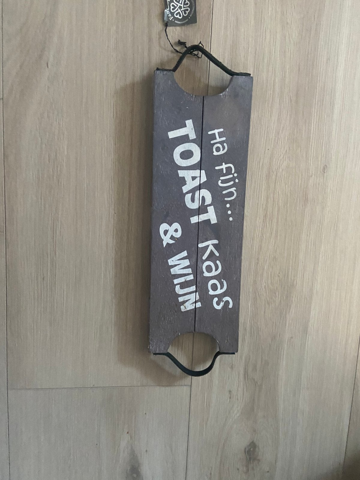 Leuk bordje, Ophalen, Zo goed als nieuw