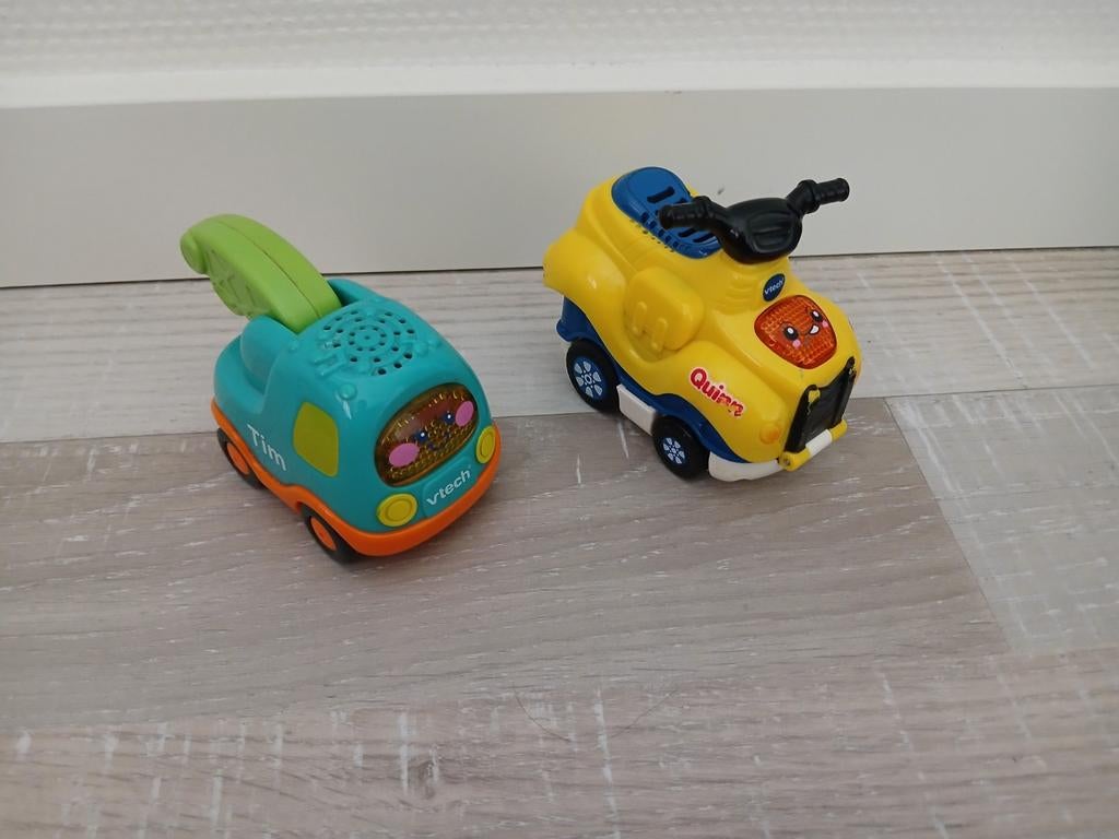 2  vtech toet toet auto's, Ophalen of Verzenden, Gebruikt, 6 maanden tot 2 jaar