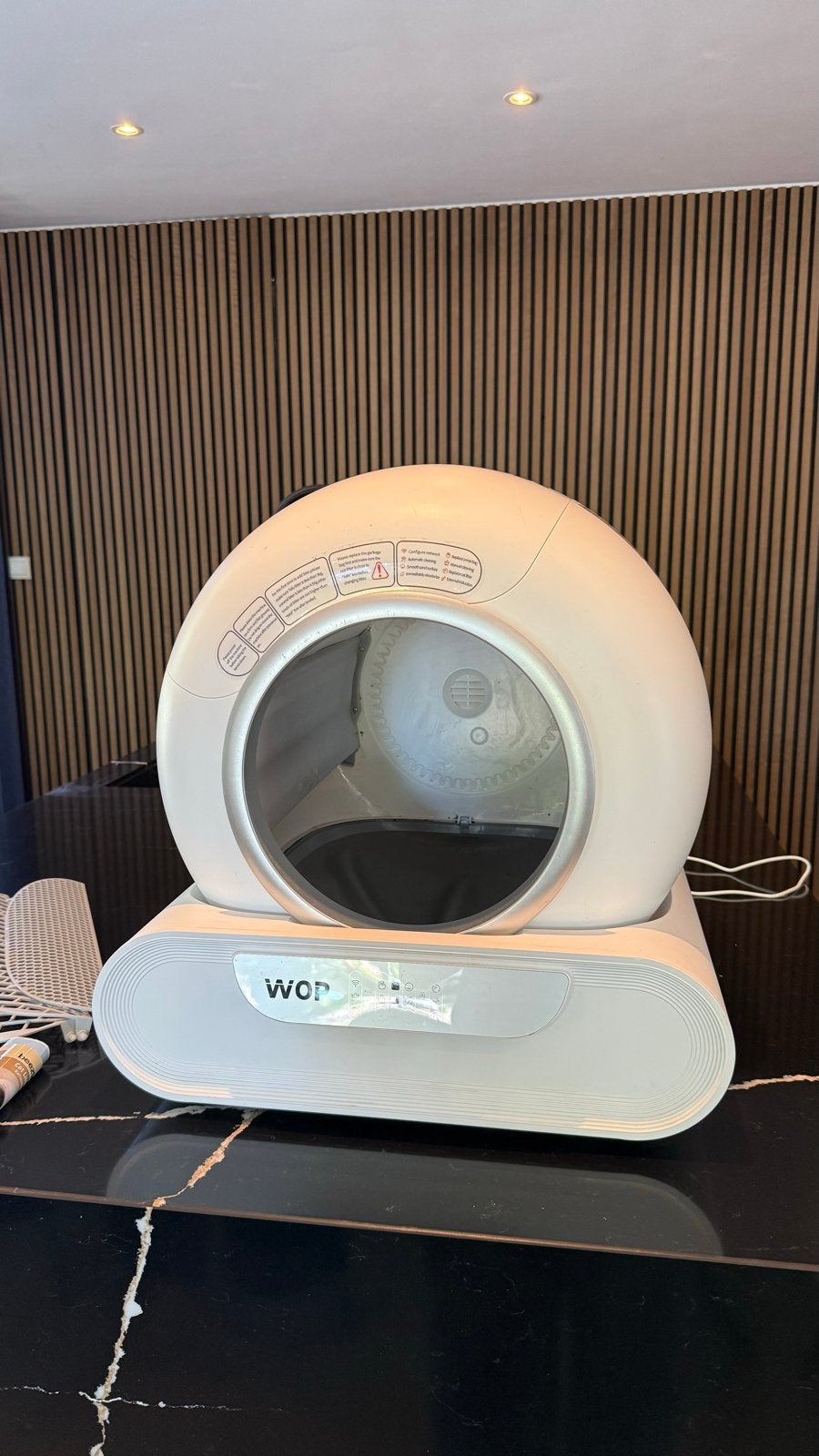 Automatische kattenbak van WOP, Ophalen, Zelfreinigend, Gebruikt, Open