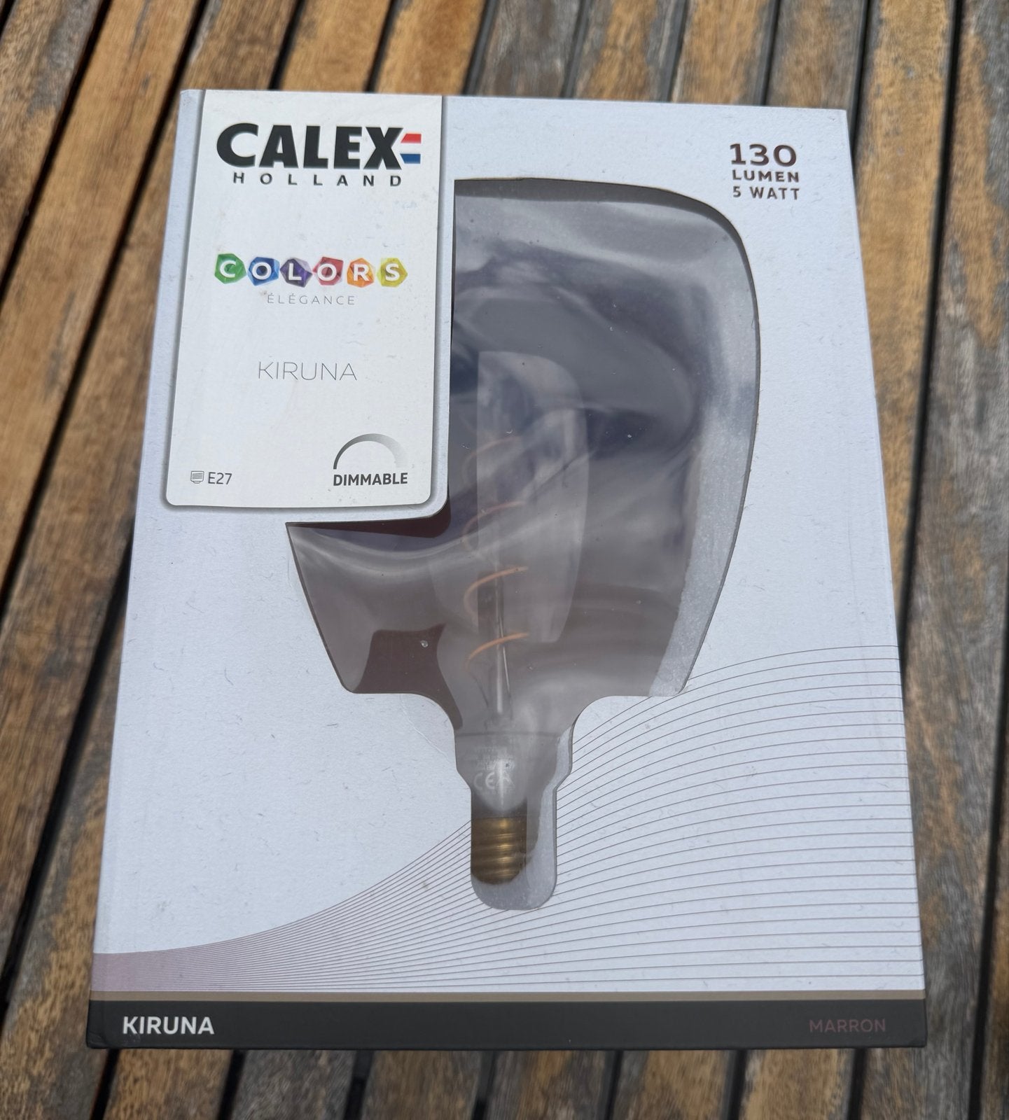 Calex Kiruna E27 Dimbare LED Lamp - 130 Lumen, 5 Watt, Ophalen, Led-lamp, Dimbaar, E27 (groot)