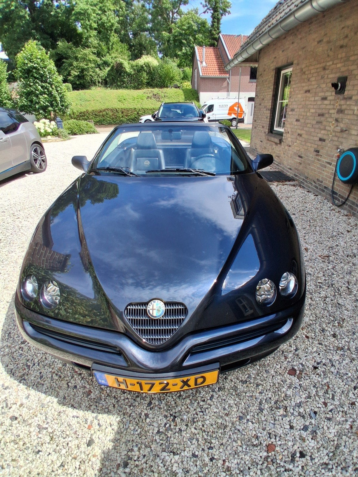 Alfa Romeo Alfa-romeo 1996 Zwart, Auto's, Alfa Romeo, Voorwielaandrijving, Zwart, 1970 cc, Cabriolet