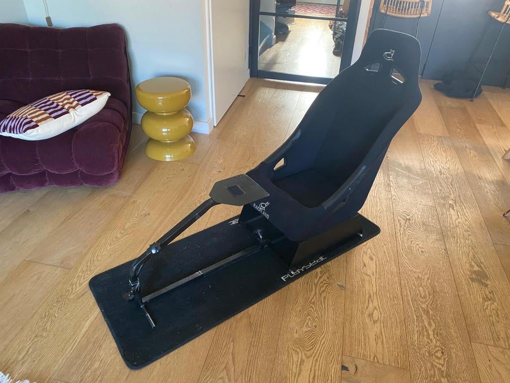 Playseat racestoel – unieke Raceland editie + Floor Mat XL, Ophalen, Zo goed als nieuw, Playseat of Racestoel