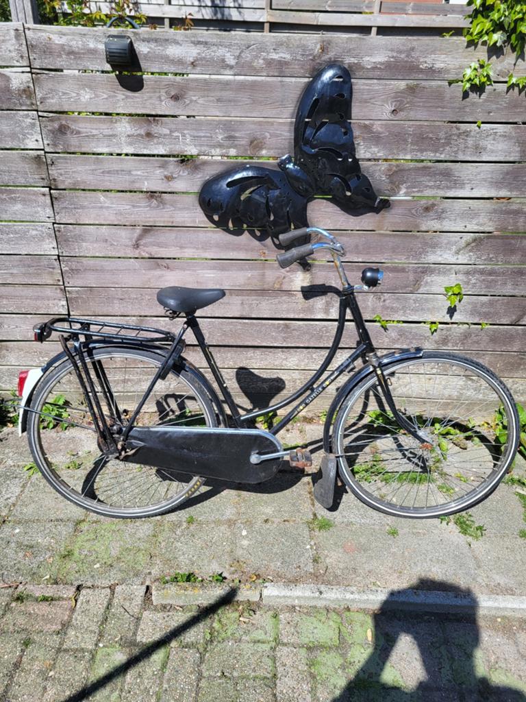 Gazelle weduwfiete, Fietsen en Brommers, Fietsen | Dames | Damesfietsen, Ophalen, Terugtraprem, Gebruikt, 56 cm of meer