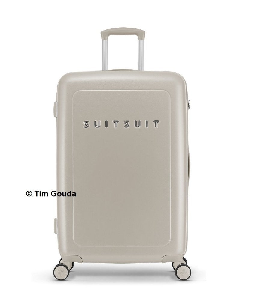 ✅ SUITSUIT Natura Bleached Sand koffer 76 cm - NIEUW, Hard kunststof, 45 tot 55 cm, Nieuw, Ophalen of Verzenden