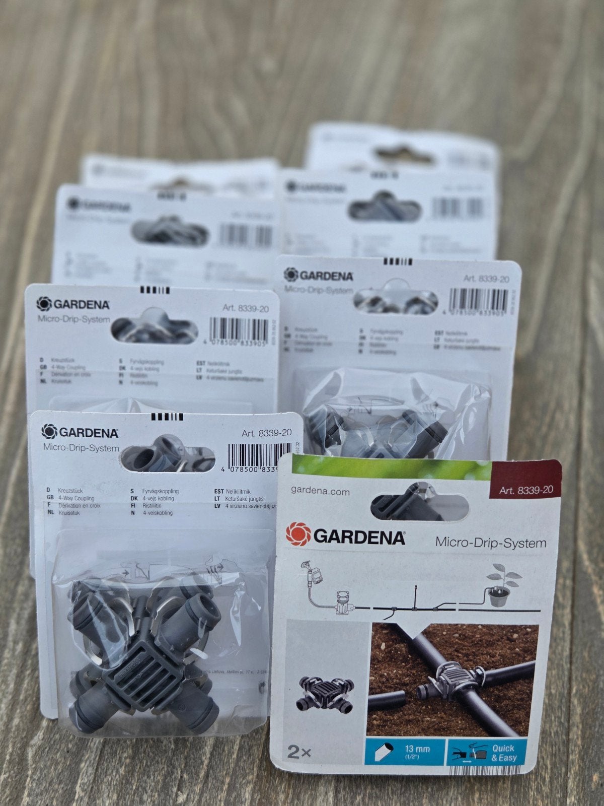 8339-20 GARDENA Kruisstuk Micro-Drip-System 13mm (2 stuks), Ophalen of Verzenden, Nieuw