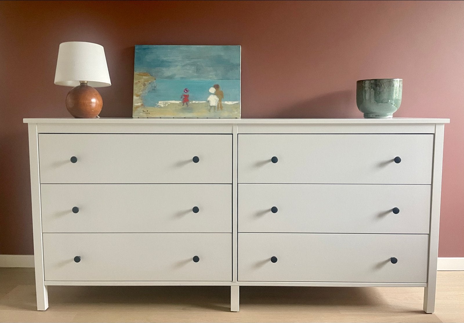 IKEA KOPPANG ladekast met 6 lades, wit, Huis en Inrichting, Kasten | Ladekasten, Ophalen, Gebruikt, 5 laden of meer, 150 tot 200 cm