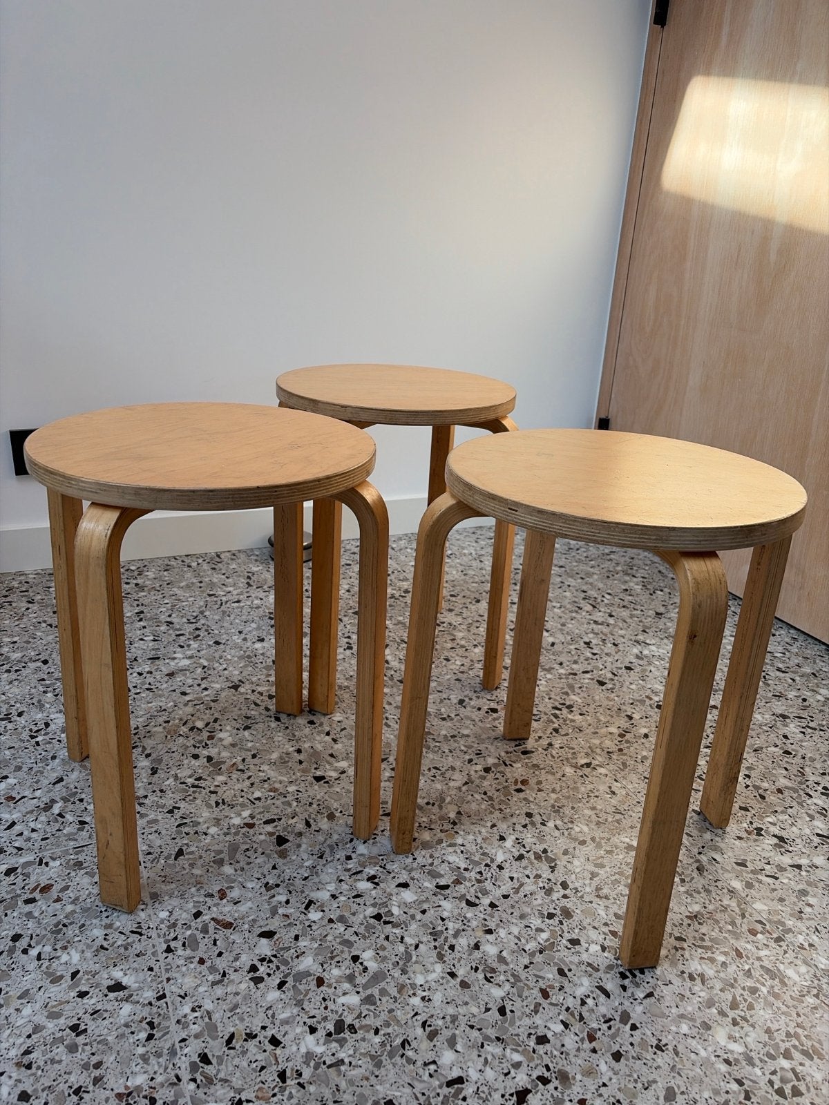 Vintage IKEA Frosta kruk, Ophalen, Gebruikt, Hout