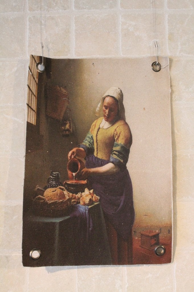 Canvas doek Melkmeisje, Huis en Inrichting, Minder dan 50 cm, Nieuw, Ophalen of Verzenden, 5 – 50