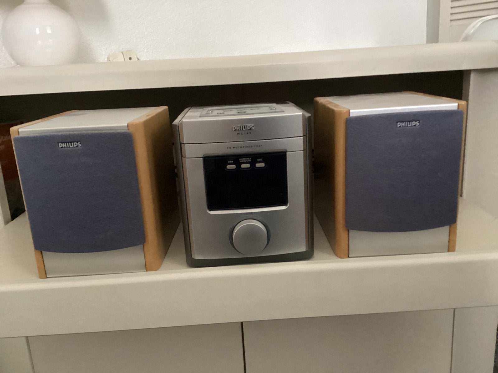 Philips Microset MC140 met CD-speler en radio, Philips, Gebruikt, Tuner of Radio, Ophalen of Verzenden