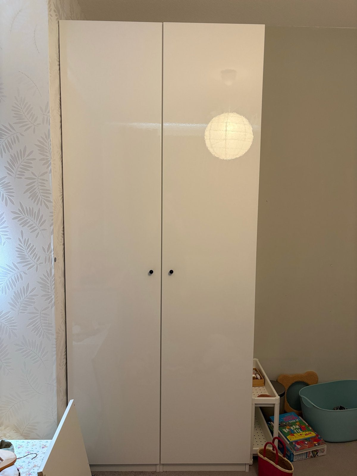 Hoogglans witte deuren IKEA Pax kast 50x235, Huis en Inrichting, Kasten | Kledingkasten, Ophalen, Kunststof, 200 cm of meer, 50 tot 100 cm
