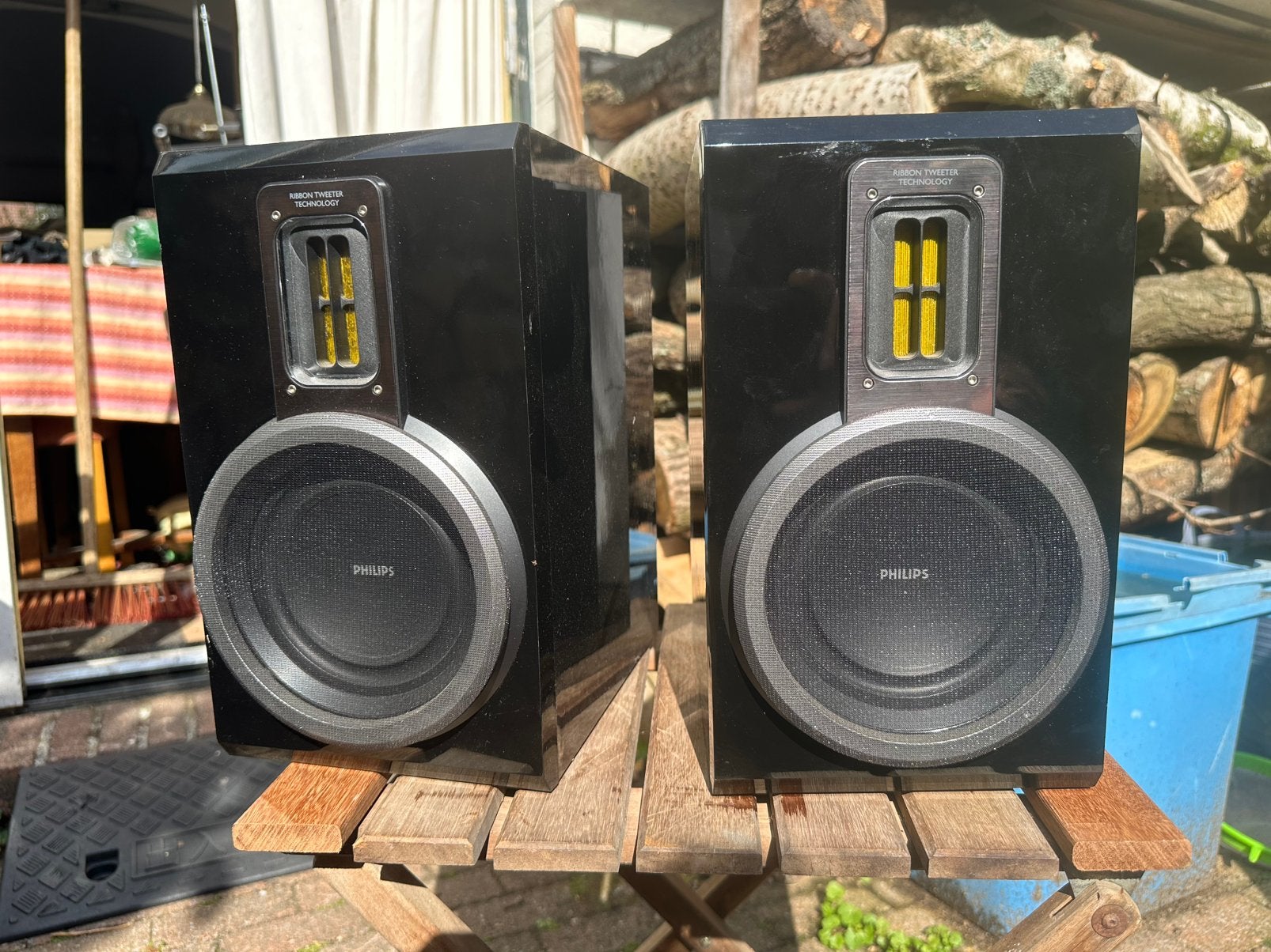 Philips MCD716 Ribbon Tweeter, Ophalen of Verzenden, Minder dan 60 watt, Front, Rear of Stereo speakers, Philips