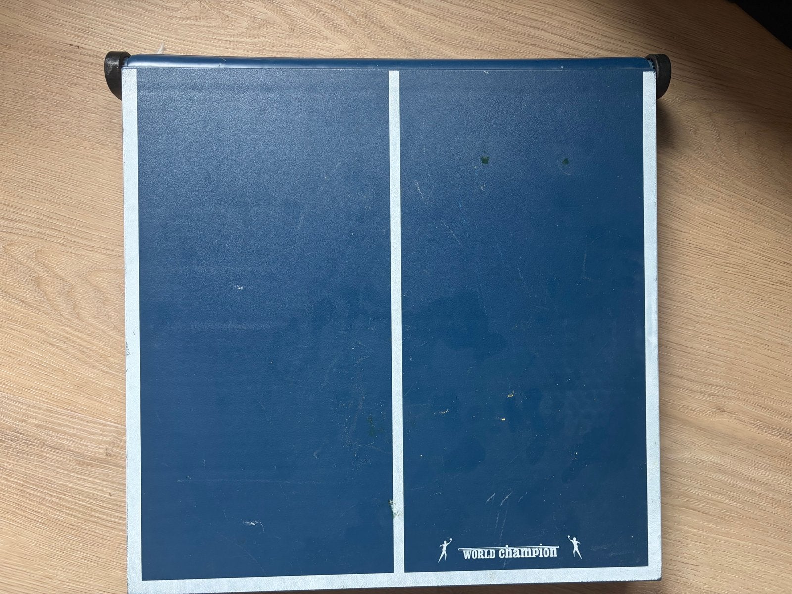 Draagbare Mini Tafeltennistafel met Net en Batjes, Ophalen of Verzenden, Gebruikt, Tafel Indoor, Inklapbaar