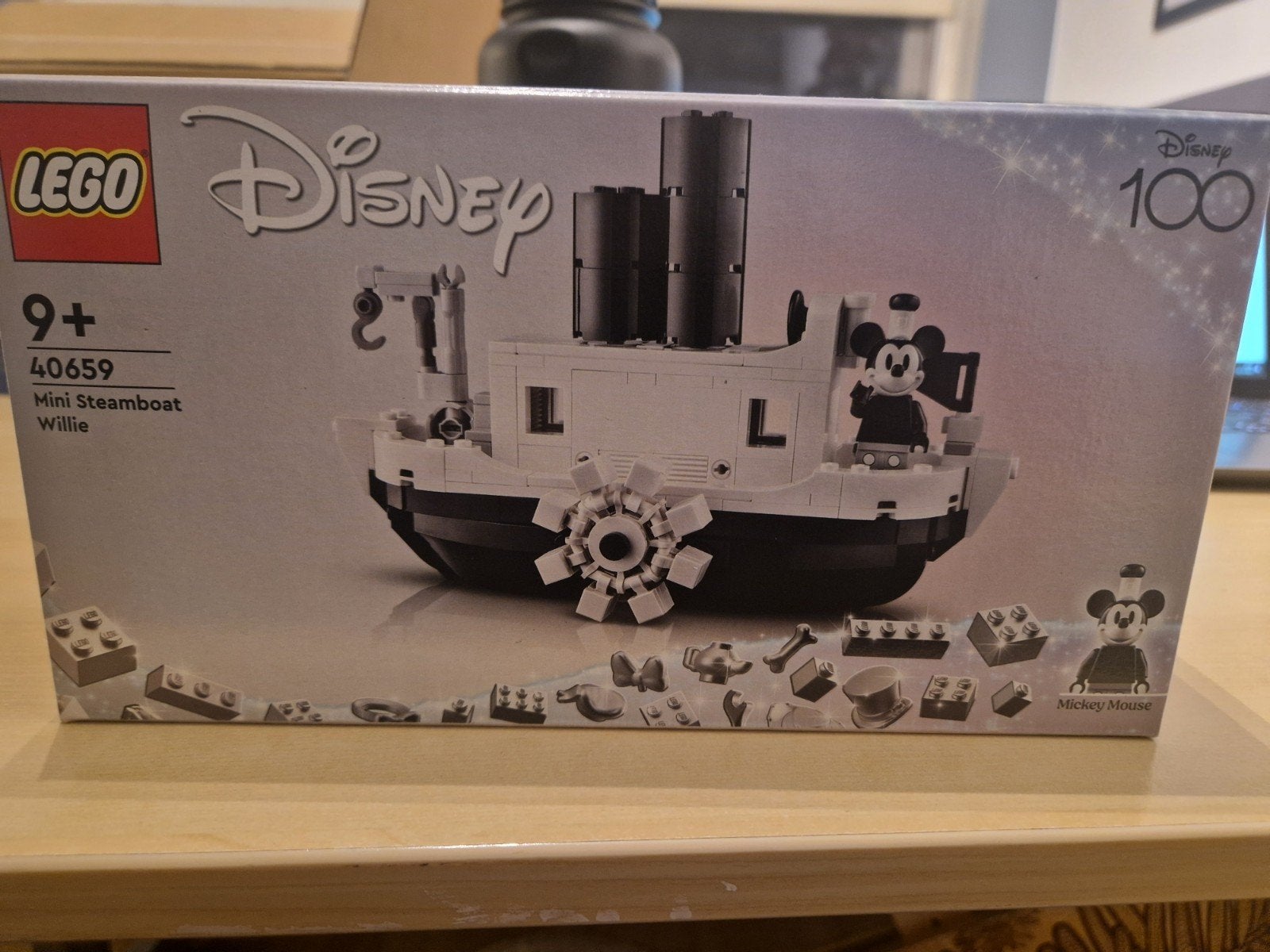 LEGO Disney 40659 Mini Steamboat Willie Nieuw, Kinderen en Baby's, Speelgoed | Duplo en Lego, Lego, Nieuw, Ophalen of Verzenden