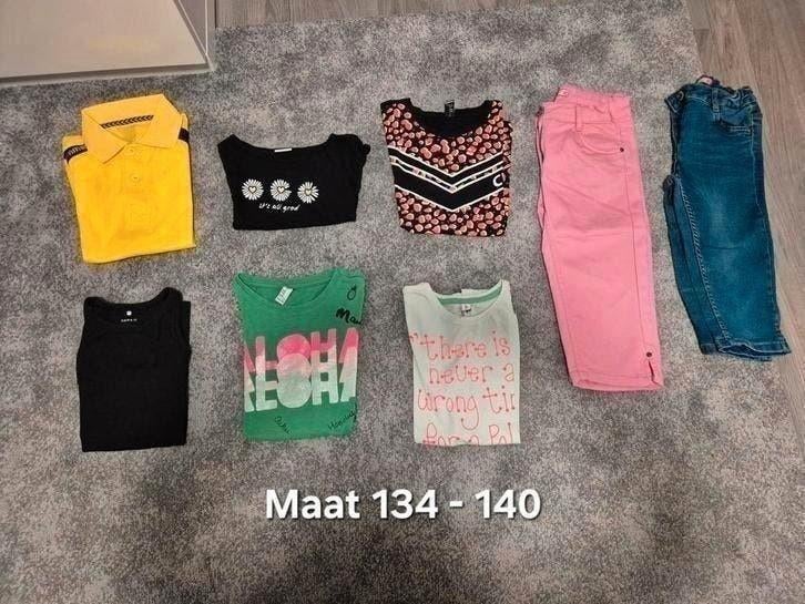 Meisjes kledingpakket maat 134 - 140, Kinderen en Baby's, Kinderkleding | Maat 134, Ophalen of Verzenden, Zo goed als nieuw, Meisje