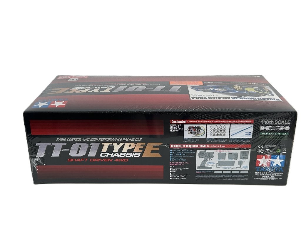 Tamiya 47372 1/10 RC Subaru Impreza WRX 2004 (TT-01E), Elektro, Verzenden, Nieuw, Schaal 1:10