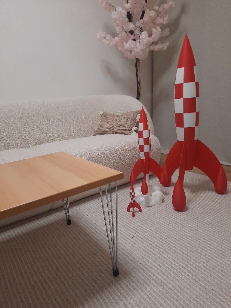 Coole grote nieuwe Kuifje Raket 105cm, Verzamelen, Stripfiguren, Ophalen of Verzenden, Kuifje, Nieuw, Beeldje of Figuurtje