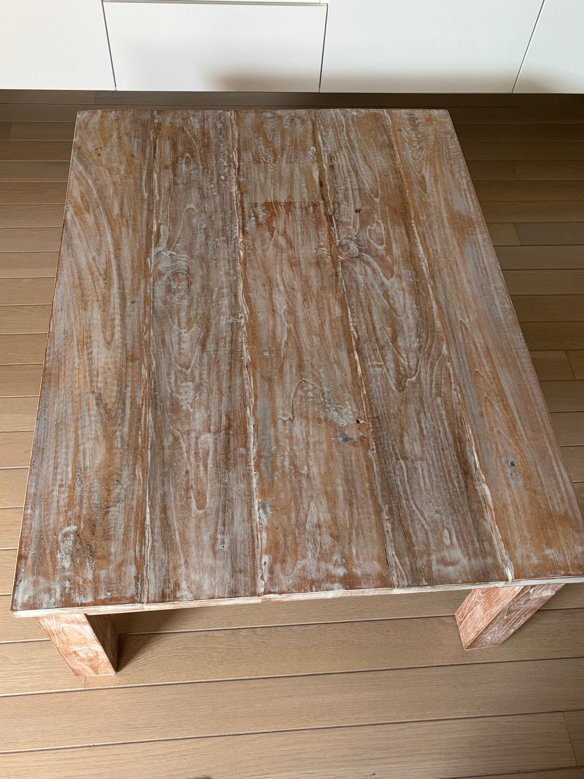 Stevige Houten Salontafel - 120x90x47 cm, Ophalen, Gebruikt, 100 tot 150 cm, 50 tot 100 cm