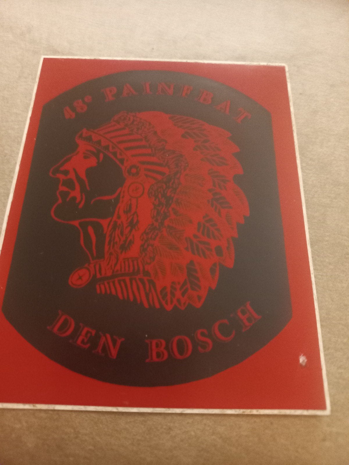 48 Painfbat Den Bosch  / sticker, Ophalen of Verzenden, Gebruikt