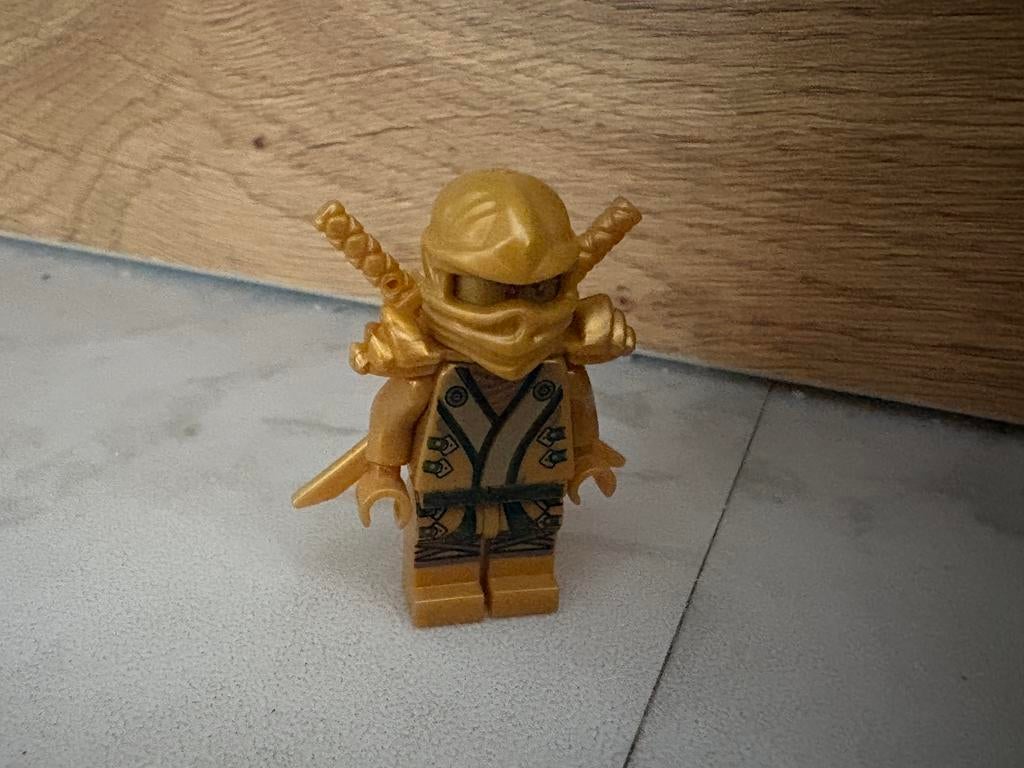 Lego Ninjago Golden Lloyd Final Battle Minifiguur, Gebruikt, Lego, Ophalen of Verzenden, Minifiguur