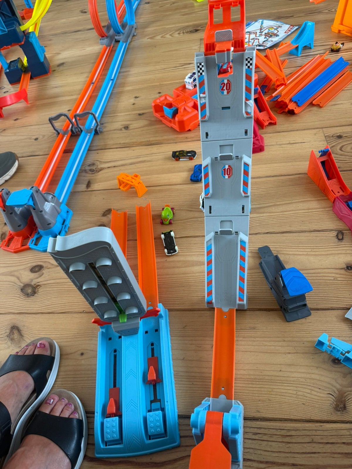 Hotweels City track Builder volledige collectie, Ophalen of Verzenden, Zo goed als nieuw, Elektrisch, Overige merken
