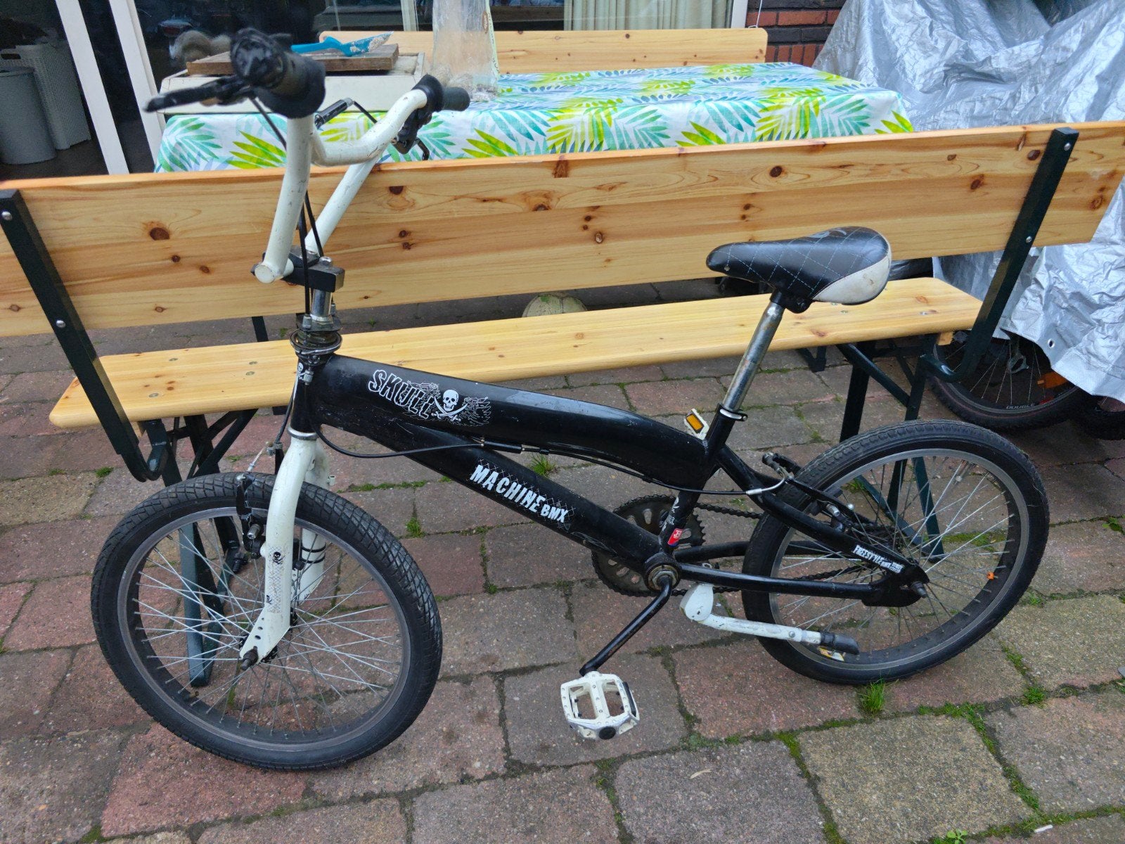 BMX , crossfiets, Fietsen en Brommers, Fietsen | Crossfietsen en BMX, Gebruikt, Staal, Velgrem, Machine BMX