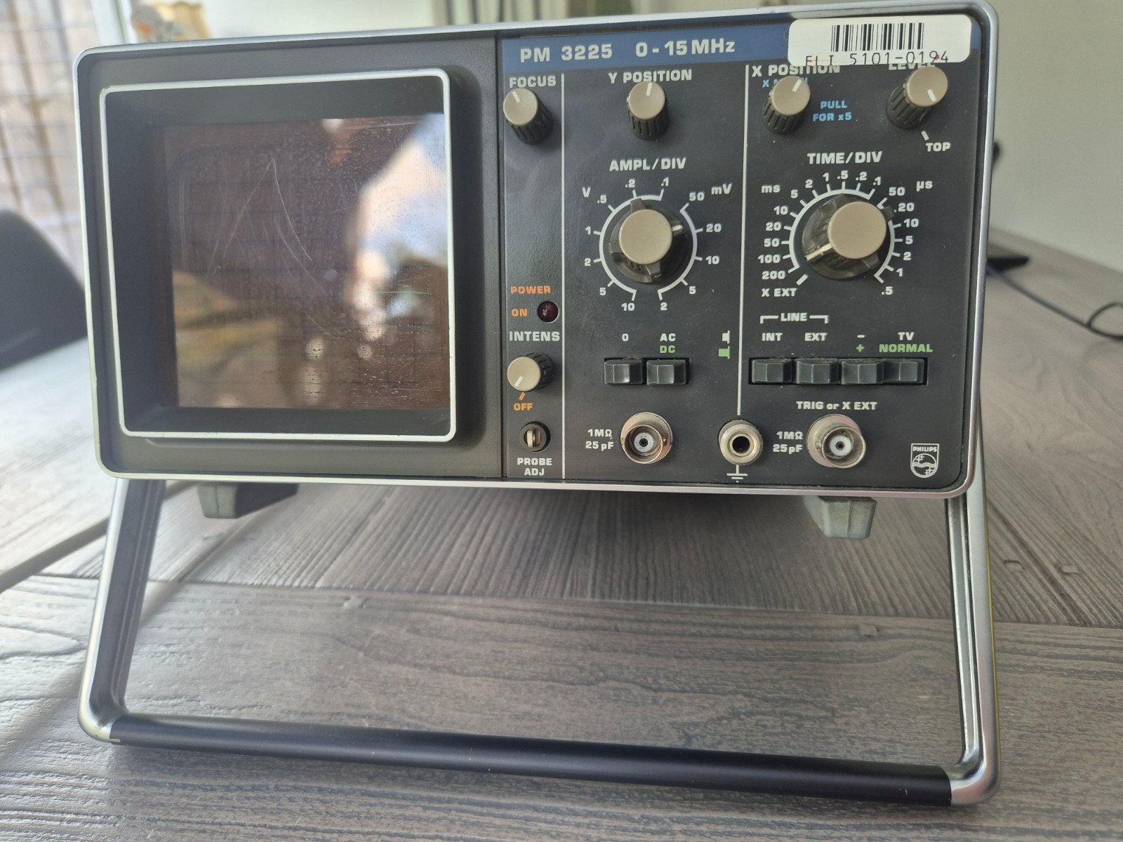 Philips PM 3225 Oscilloscoop 0-15 MHz, Ophalen of Verzenden, Gebruikt