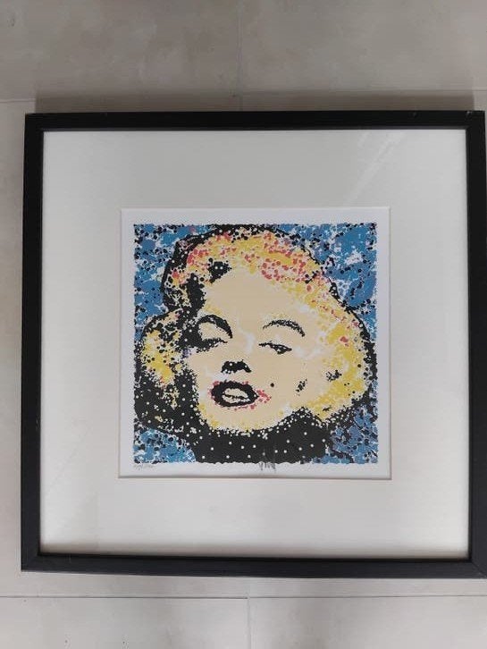 Zeefdruk Marilyn Monroe Pop Art - Ad van Hassel, Ophalen