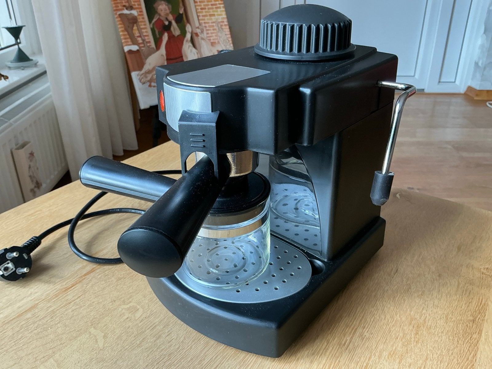 Espresso apparaat - Zo goed als nieuw, Espresso apparaat, Gemalen koffie, Ophalen of Verzenden, Zo goed als nieuw